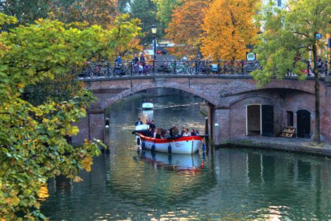 Utrecht nu, een dag herfst in de stad